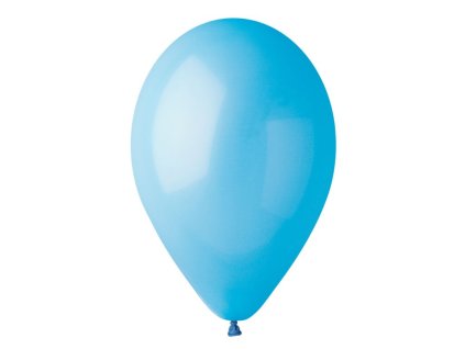 2455 latexovy balonek 30cm svetle modry 1 ks