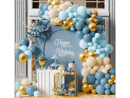 eng pl Balloon garland Blue Sky 122pcs 10615 1