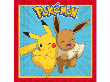 Papírové ubrousky Pokemon 20 ks