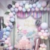eng pl Balloon Garland Macaron rainbow pastel set 78 balloons 7239 3