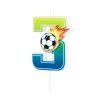 Svíčka fotbalová 0- 9 (Číslo 9)