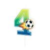 Svíčka fotbalová 0- 9 (Číslo 9)