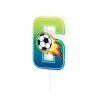Svíčka fotbalová 0- 9 (Číslo 9)