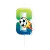 Svíčka fotbalová 0- 9 (Číslo 9)
