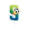Svíčka fotbalová 0- 9 (Číslo 9)