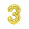 Fóliové balónky zlaté č. 0- 9  40cm