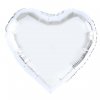 foliové srdce stříbrné 18 palců