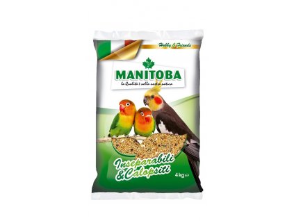 Krmivo pre stredné papagáje Manitoba Parrocchetti 4kg