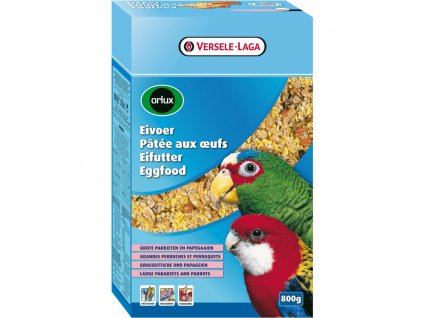 Vaječná zmes pre stredné a veľké papagáje Orlux Eggfood Dry Parrots 800g