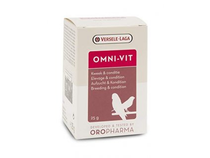 Vitamín pre papagáje a vtáky na rozmnožovanie Versele-laga Omni-vit 25g