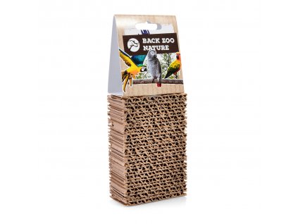 Hračka pre papagáje z kartónu Cardboard Treat Block S