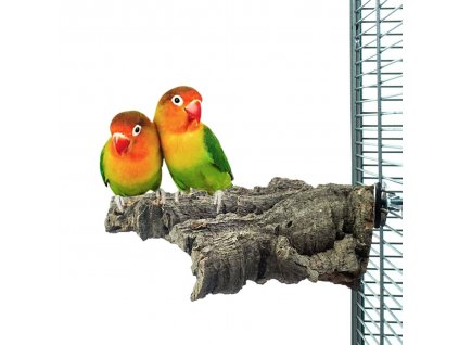 Korkové bidlo pre papagáje a vtáky Posedenie z korkového dreva M
