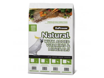 Granule pre veľké papagáje Zupreem Natural L 8kg