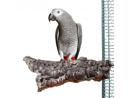 Korkové bidlo pre papagáje a vtáky Posedenie z korkového dreva L