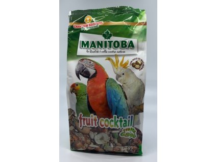 Ovocné krmivo pre papagáje a vtáky Manitoba Fruit Cocktail 700g