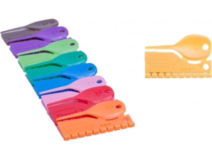 Plastové krúžky pre papagáje a vtáky Nobby Plastic Rings 2,5mm