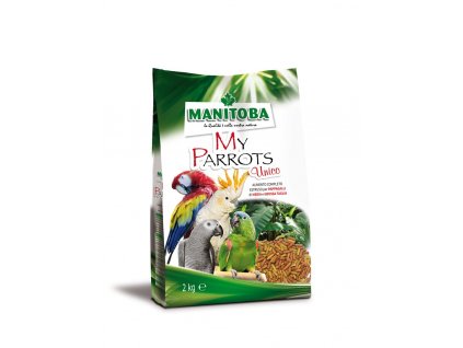 Granule pre papagáje a vtáky Manitoba My Parrots Unico 2kg