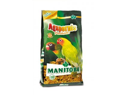 Krmivo pre stredné africké papagáje Manitoba Agapornis Parakeets 1kg