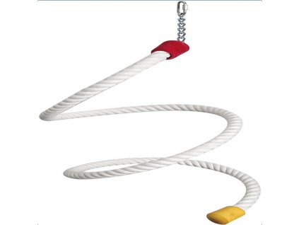 Cotton Spiral Rope 40 cm: hračka-bidlo pre papagáje na zavesenie do klietky