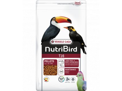 Krmivo pre tukany a plodožravé vtáky NutriBird T16 10kg