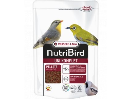 Granule pre plodo a hmyzožravé vtáky Nutribird Uni Komplet 1kg