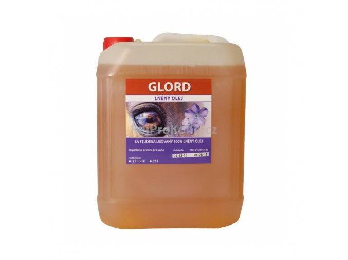 Lněný olej GLORD 100%, 5l