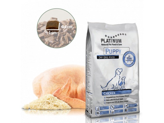 Platinum Natural Puppy Chicken - KUŘECÍ PRO ŠTĚŇATA, 5 kg