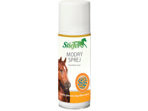 modrý sprej