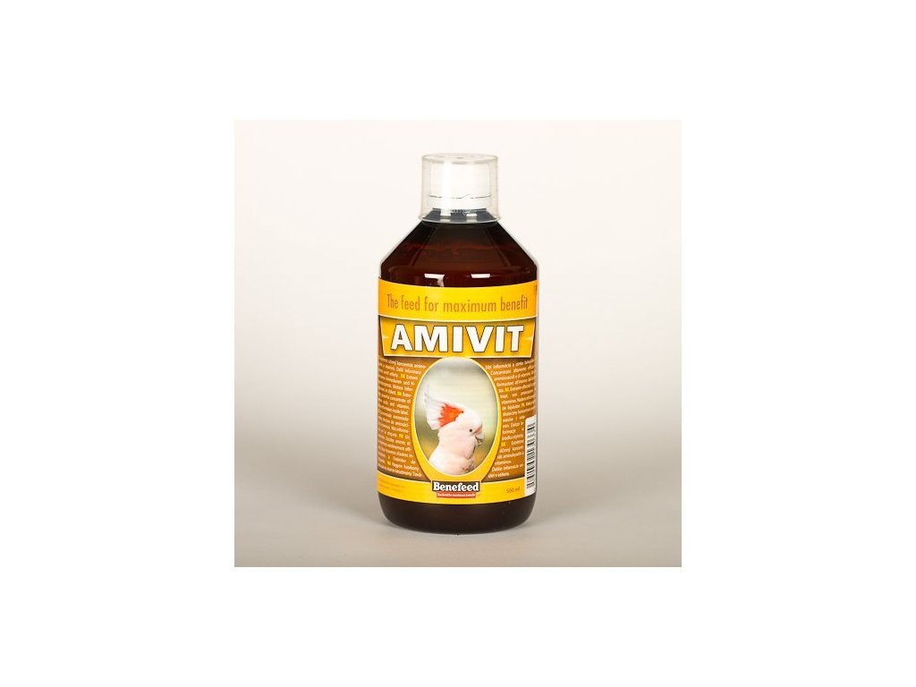 Vitamín pro papoušky a ptáky Benefeed Amivit 500ml