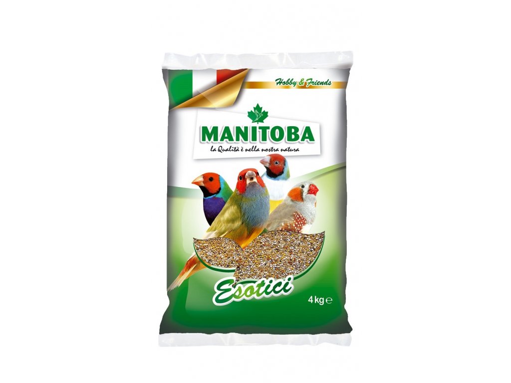 Zrninové krmivo pro tropické exoty Manitoba Esotici 4kg