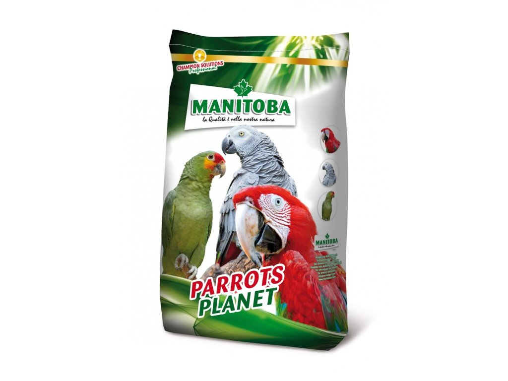Krmivo pro žaka a africké velké papoušky Manitoba African Parrots 15kg