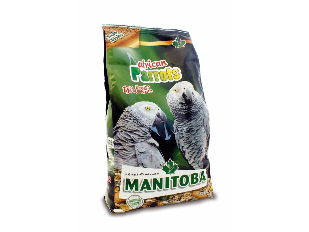 Krmivo pro žaka a africké velké papoušky Manitoba African Parrots 2kg