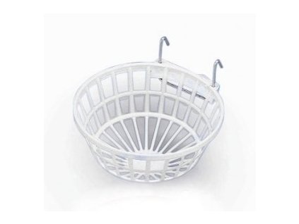 Plastové hnízdo pro malé ptáky bílé NOBBY Nest 10 cm