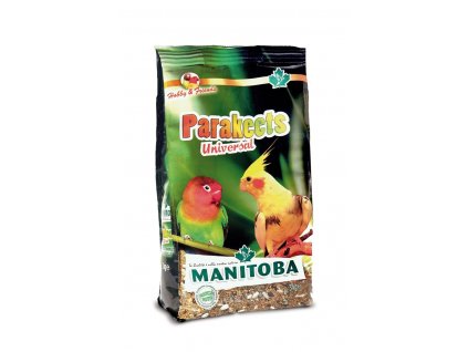 Krmivo pro střední papoušky a ptáky Manitoba Parakeets Universal 1kg