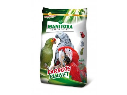 Krmivo dietní pro papoušky Manitoba Parrots Life 15kg