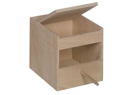 Budka pro andulky a malé ptáky Nobby 15x14,5x15cm
