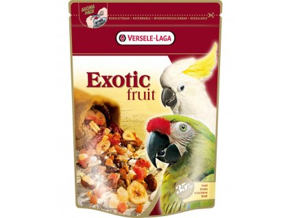 Ovocné krmivo pro papoušky a ptáky Versele-Laga Exotic Fruit 600g