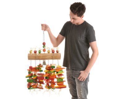 Hračka pro velké papoušky Jumbo-Bamboo XXL