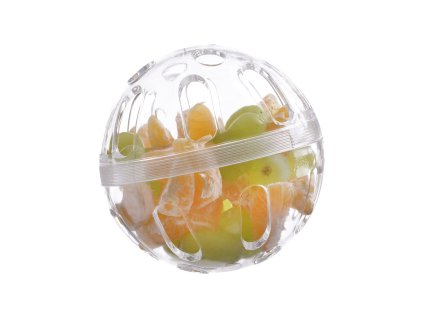 Akrylová hračka pro papoušky a ptáky Míč na odměny Ø13cm