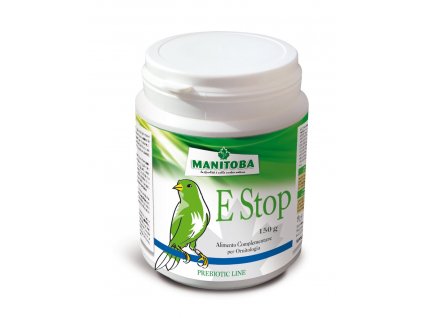 Prebiotika pro papoušky a ptáky Manitoba E-stop 150 g