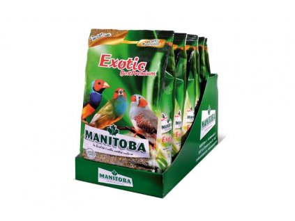 Krmivo pro tropické pinky Manitoba Exotic Best Premium 1kg