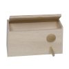 Budka pro malé papoušky a ptáky Nobby s otvorem vpravo 28,5x14x14cm