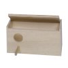 Budka pro malé papoušky a ptáky Nobby s otvorem vlevo 28,5x14x14cm