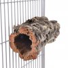 Úkryt z korku pro střední papoušky a ptáky Korková jeskyně L 20cm