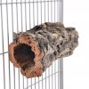 Úkryt z korku pro střední papoušky a ptáky Korková jeskyně L 20cm