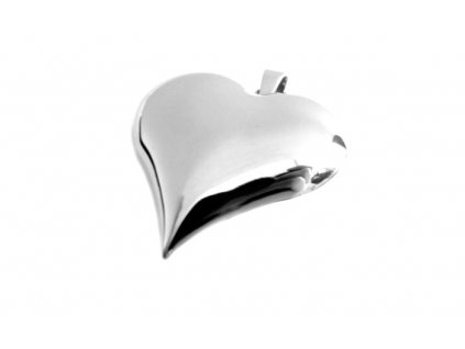 přívěsek - chirurgická ocel - srdce - dámský