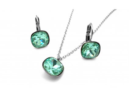 souprava - chirurgická ocel - dámská - tyrkysová