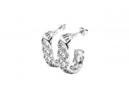 elegantní náušnice z chirurgické oceli chirurgická ocel