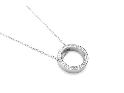 dámský řetízek náhrdelník srdíčko z chirurgické oceli tlapka srdce kroužek chirurgická ocel