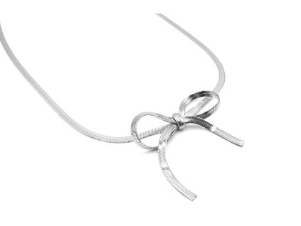 náhrdelník náramek mašle mašlička z chirurgické oceli náhrdelník mašle chirurgická ocel